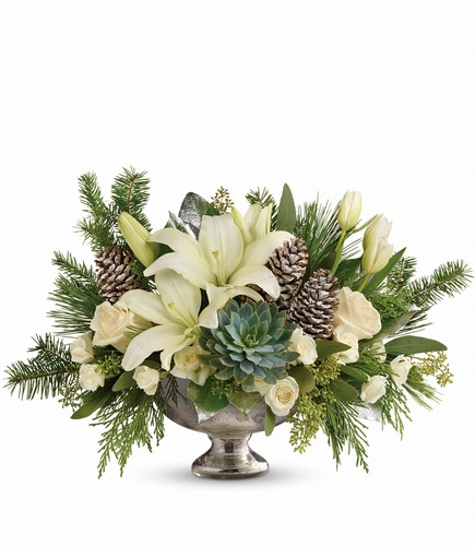 Teleflora's Winter Wilds Centerpiece